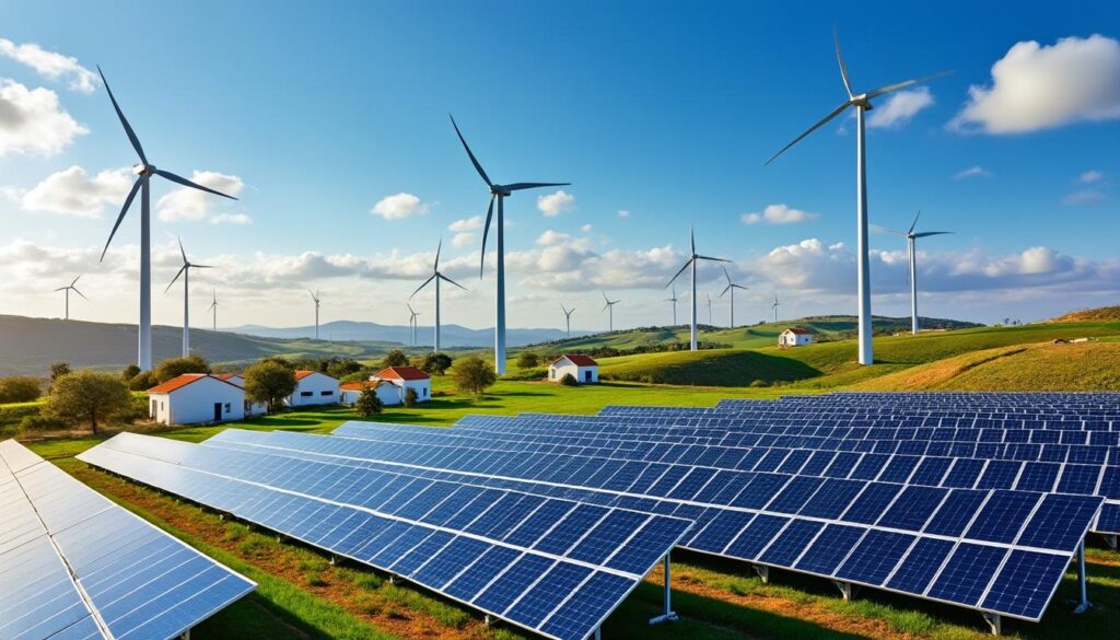 investidores franceses lançam megaprojeto de energia renovável de 1 gw em portugal, impulsionando sustentabilidade e inovação no país.