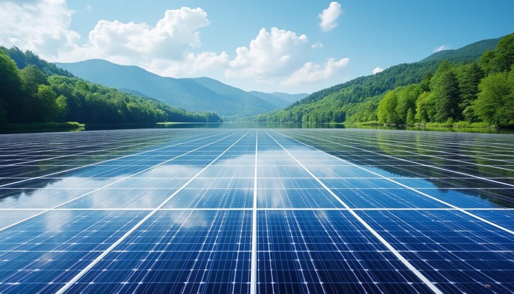 alemanha inova com lago coberto por painéis solares, revolucionando a geração de energia renovável e promovendo sustentabilidade ambiental.