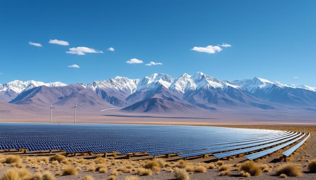 a argentina alcança 40% de sua matriz elétrica com energias renováveis, investindo em parques solares sustentáveis que promovem um futuro energético mais limpo e responsável.