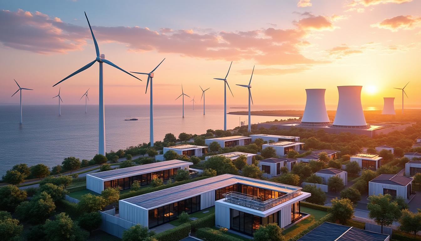 descubra a estratégia inovadora da frança para o futuro energético, combinando energia nuclear e fontes renováveis em um vídeo exclusivo.